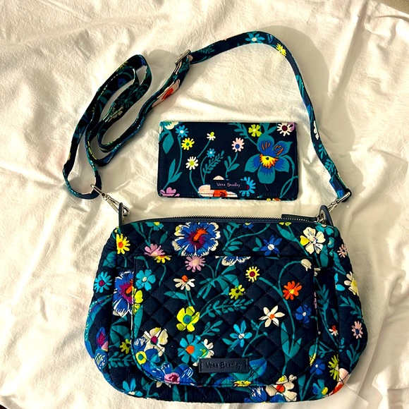 Vera Bradley Handbags - Vera Bradley crossbody bag and checkbook cover